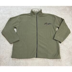 Teemax Resortwear Vintage Alaska Fleece Zip Up Size M